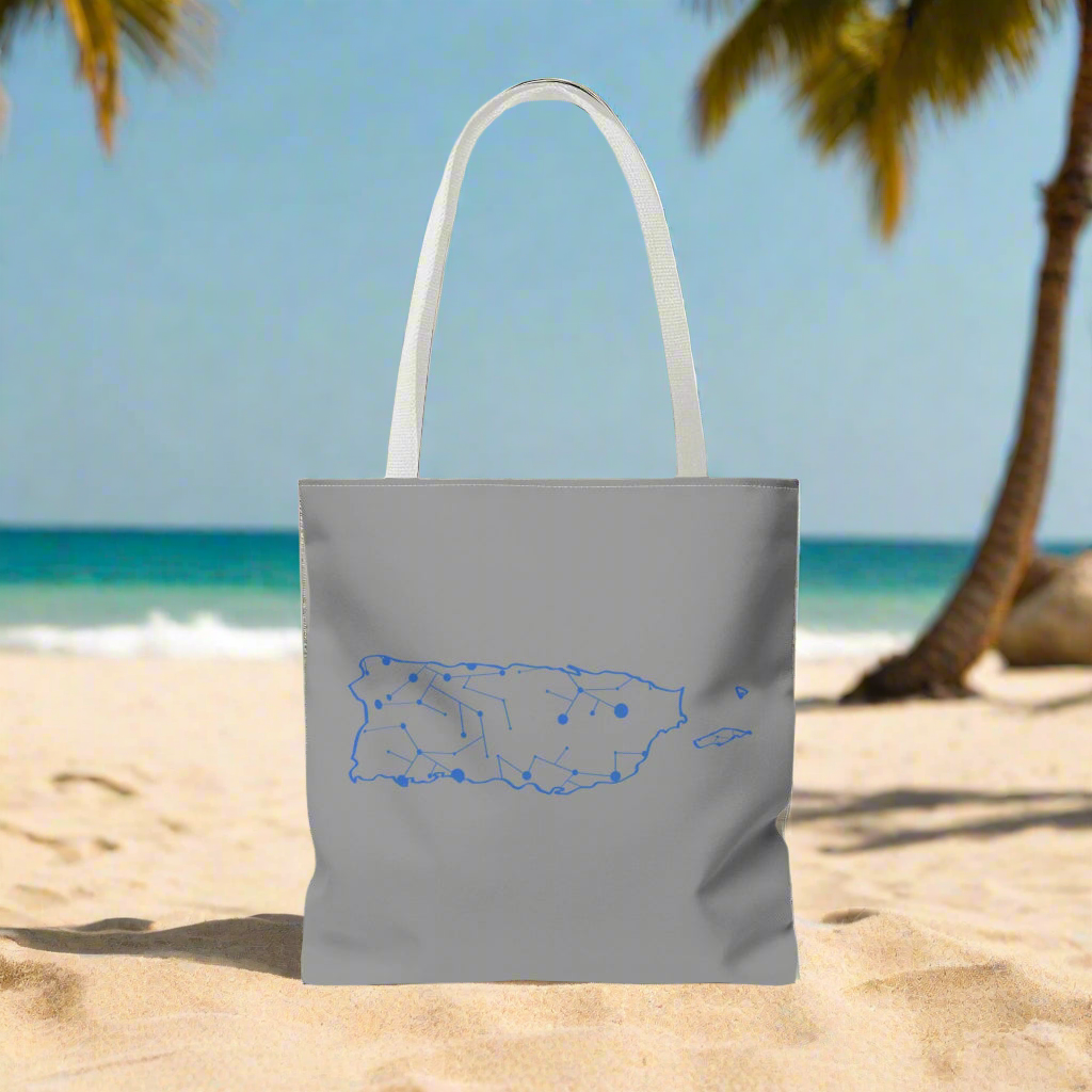 Puerto Rico Symbols | DIGITAL MAP | Tote Bag