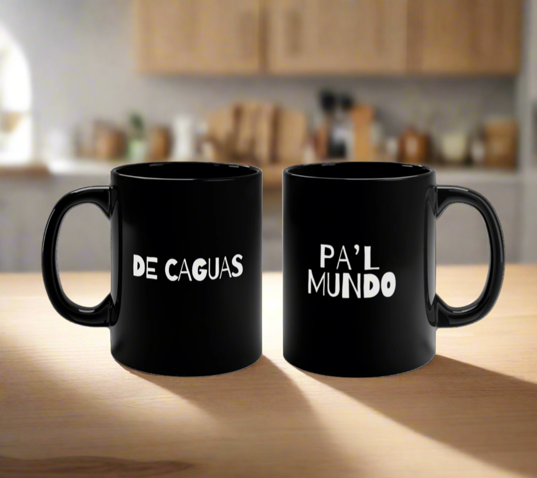 Puerto Rico Personalized Mug | DE CAGUAS PA'L MUNDO | Ceramic 11 oz cup