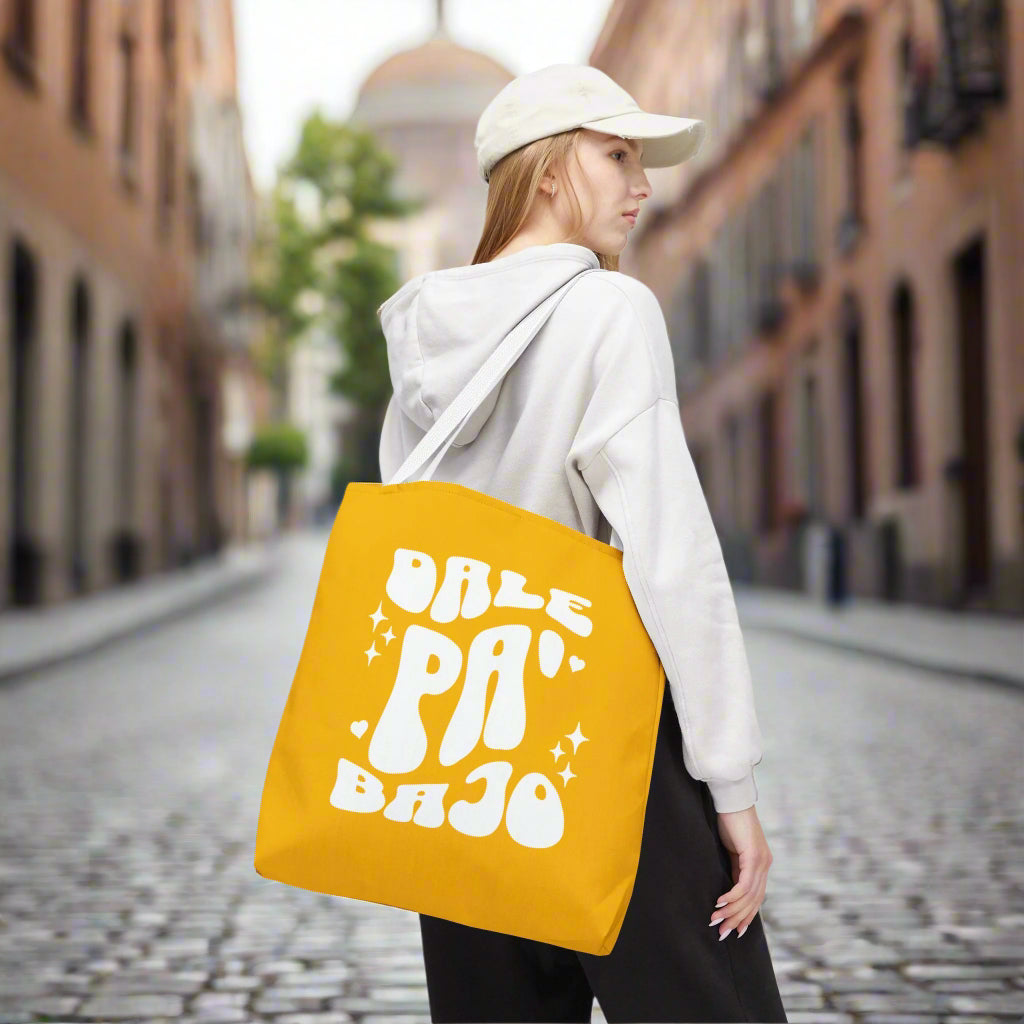 Puerto Rico Phrases | DALE PA' BAJO | Tote Bag