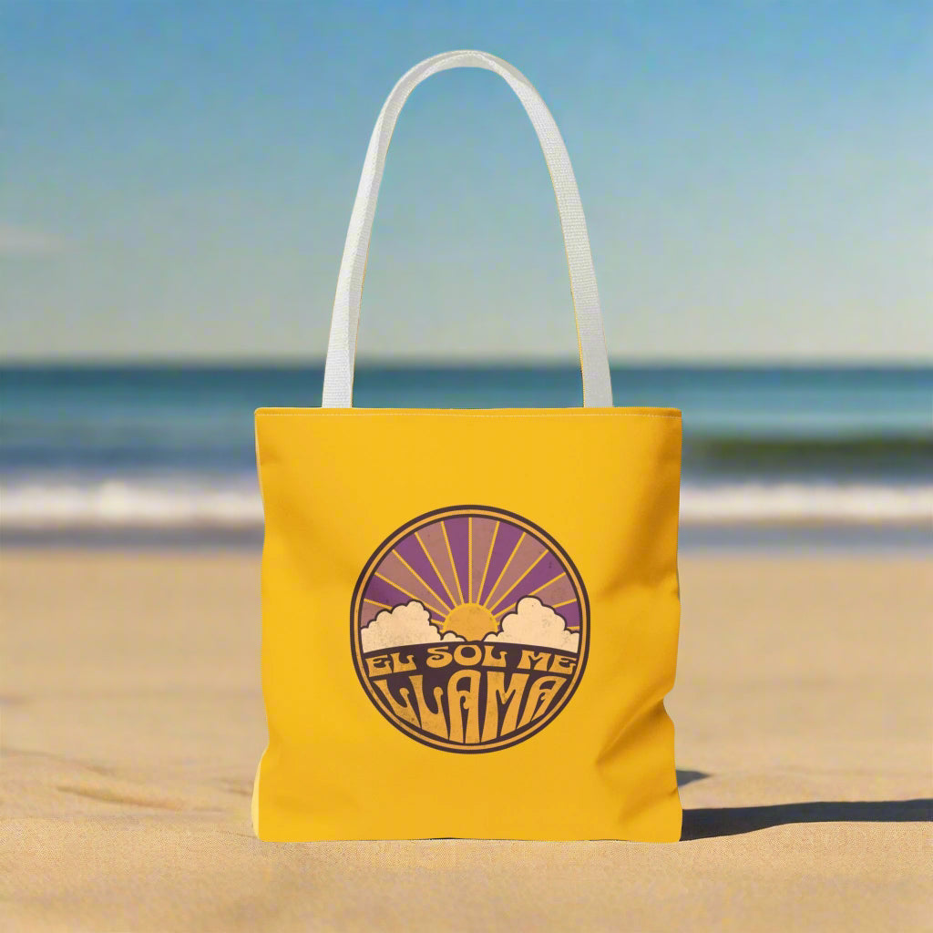 Puerto Rico Phrases | EL SOL ME LLAMA | Tote Bag