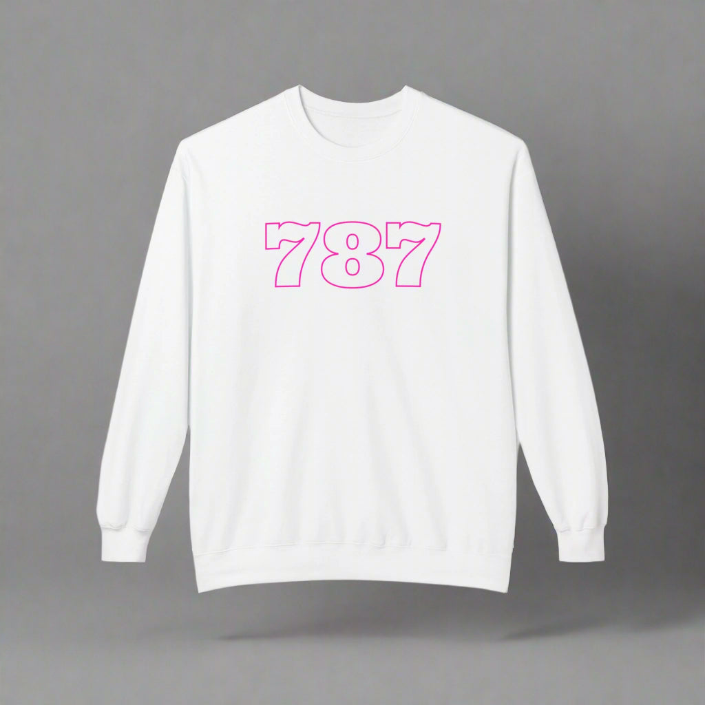 Puerto Rico Symbols Sweatshirt | 787 | Fleece Crewneck