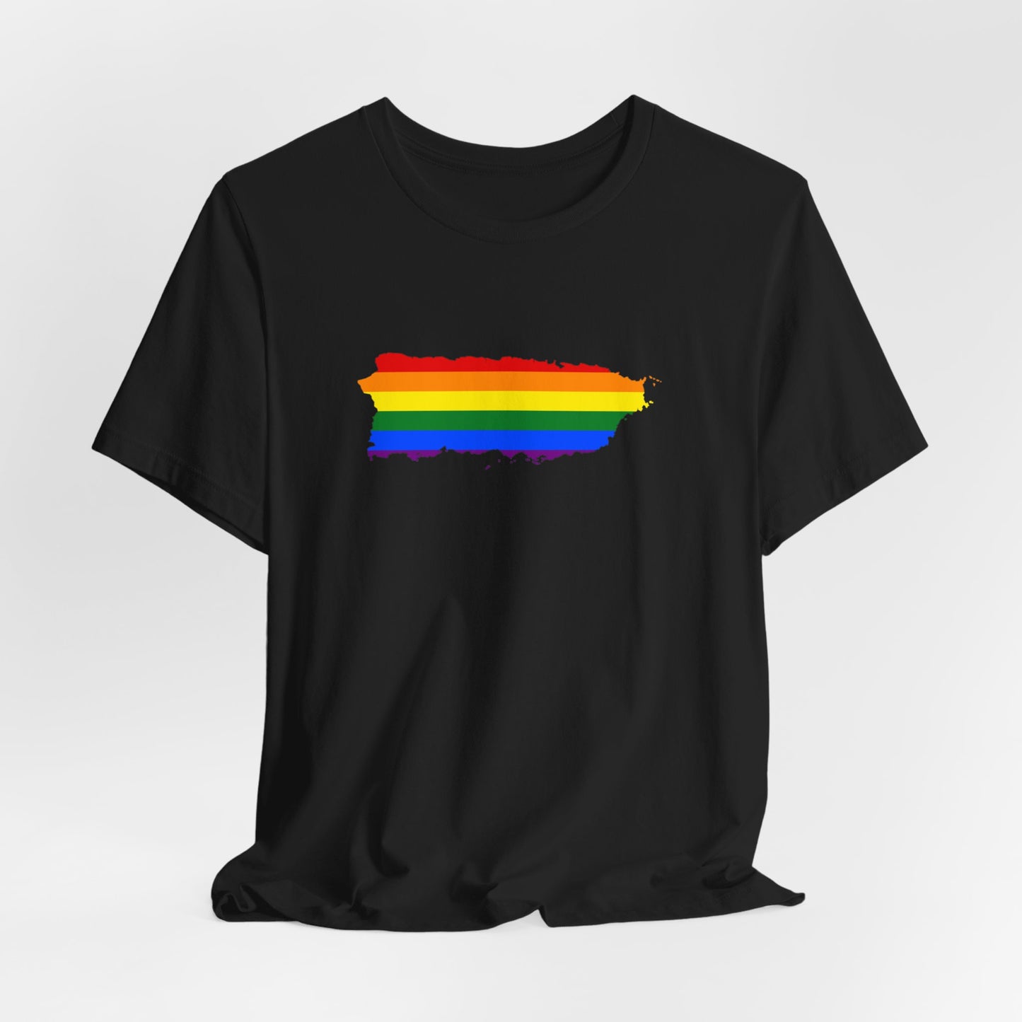 Puerto Rico Shirt | Puerto Rico Rainbow Map | Express Shipping Available | Soft and Stylish Tee | Exclusive Puerto Rico Gifts | Boricua Pride