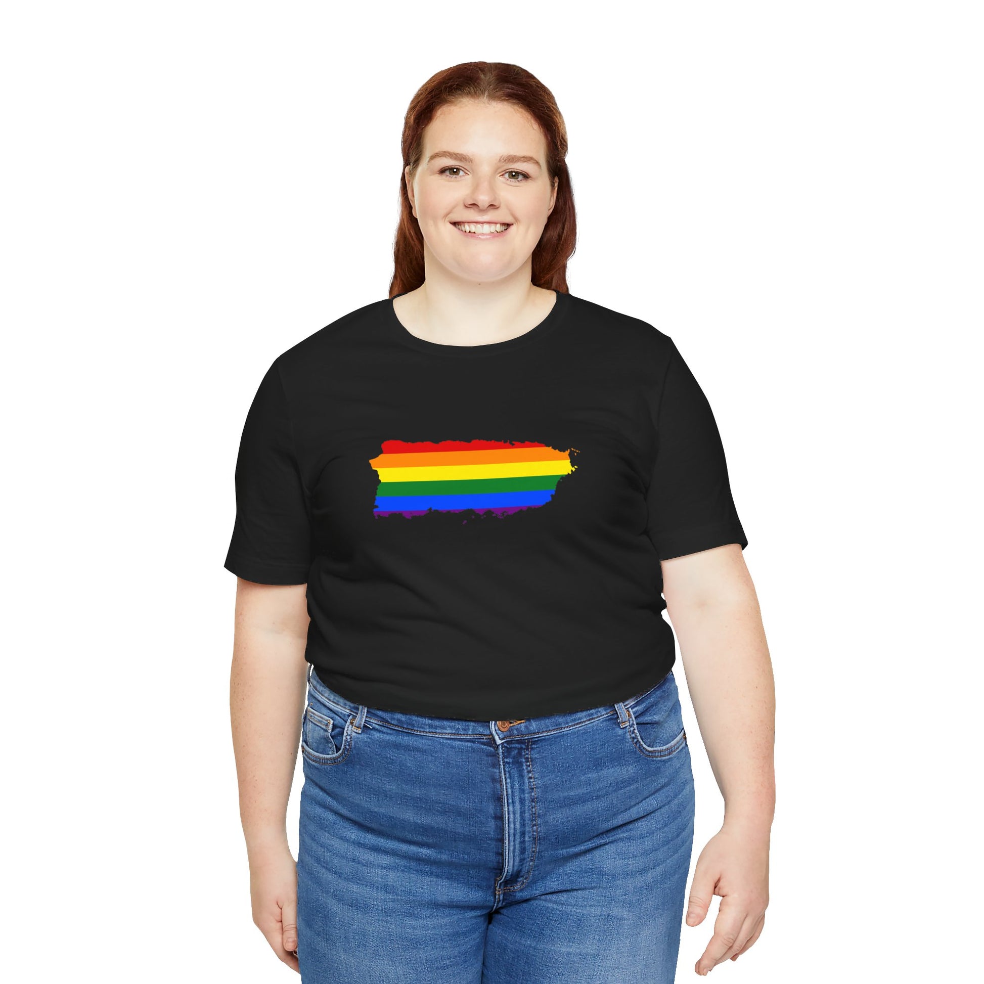 Puerto Rico Shirt | Puerto Rico Rainbow Map | Express Shipping Available | Soft and Stylish Tee | Exclusive Puerto Rico Gifts | Boricua Pride