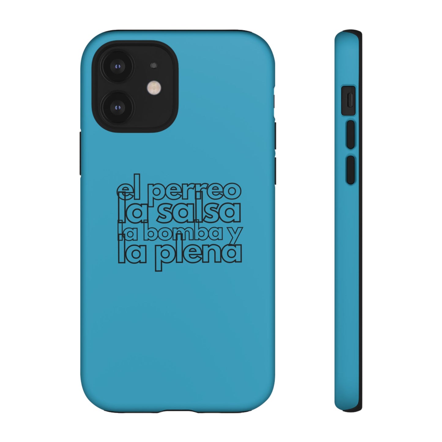 Puerto Rico Phrases | EL PERREO LA SALSA LA BOMBA Y LA PLENA | Matte iPhone Case