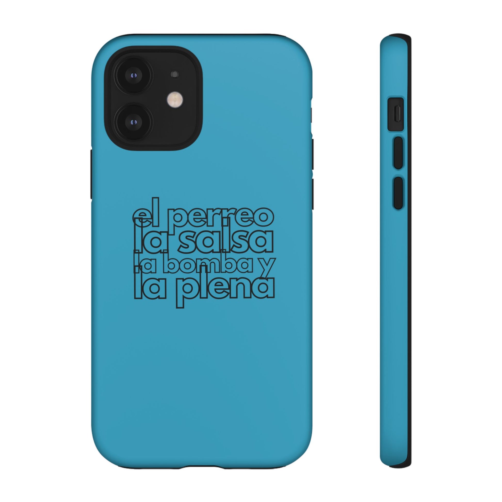 Puerto Rico Phrases | EL PERREO LA SALSA LA BOMBA Y LA PLENA | Matte iPhone Case