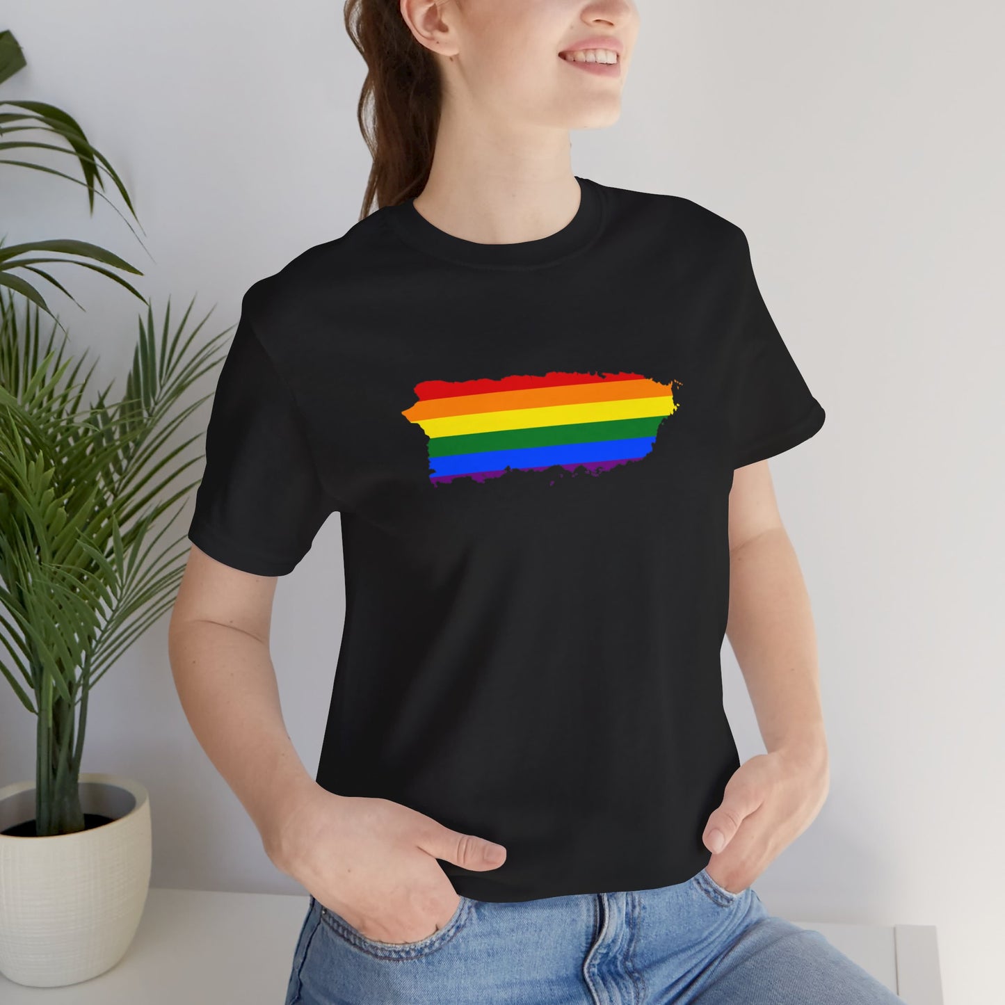 Puerto Rico Shirt | Puerto Rico Rainbow Map | Express Shipping Available | Soft and Stylish Tee | Exclusive Puerto Rico Gifts | Boricua Pride