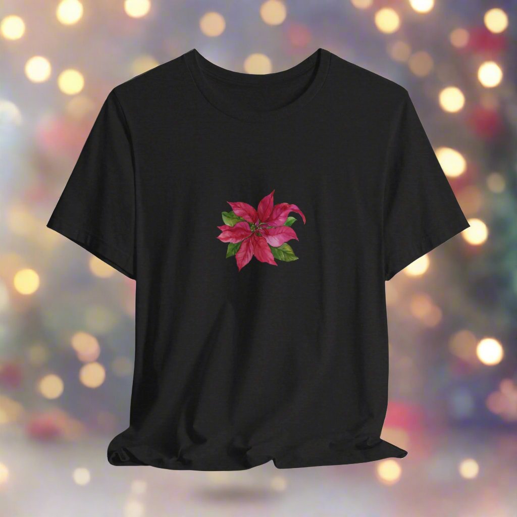 Puerto Rico Shirt | PASCUAS NAVIDAD | CHRISTMAS POINSETTIAS | Heather Tee | Exclusive Puerto Rico Gifts | Boricua Pride