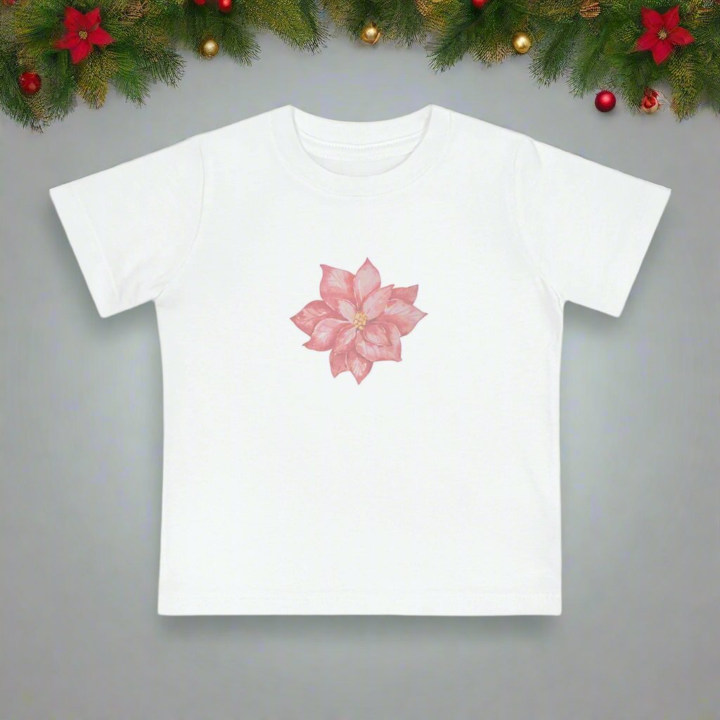 Puerto Rico Shirt | Baby shirt | PASCUAS NAVIDAD | CHRISTMAS POINSETTIAS | Soft and Stylish Tee | Exclusive Puerto Rico Gifts | Boricua Pride