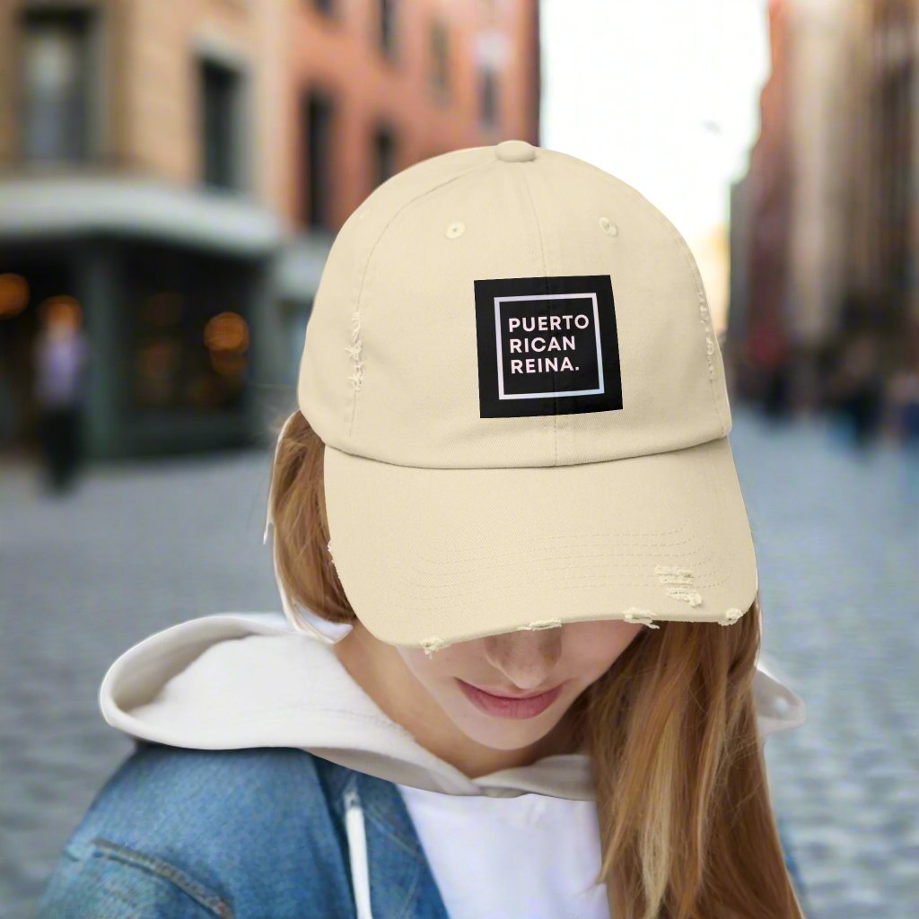 Boricua Hat | PUERTO RICAN REINA | Puerto Rico Baseball Cap | Exclusive Puerto Rico Gifts | Boricua Pride 