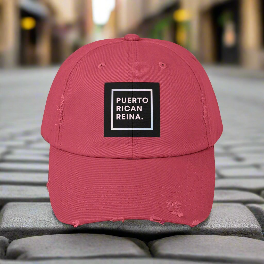 Boricua Hat | PUERTO RICAN REINA | Puerto Rico Baseball Cap | Exclusive Puerto Rico Gifts | Boricua Pride 