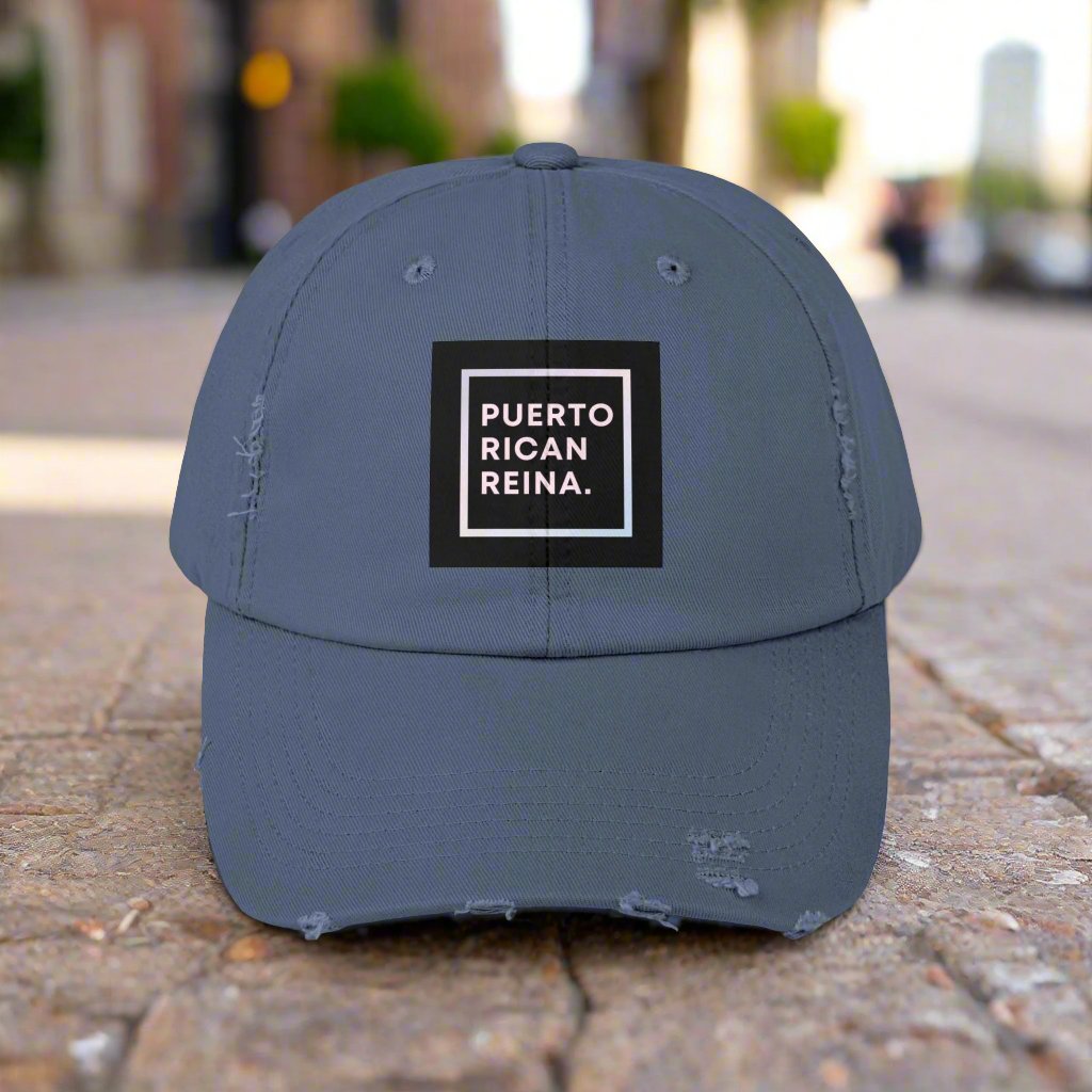 Boricua Hat | PUERTO RICAN REINA | Puerto Rico Baseball Cap | Exclusive Puerto Rico Gifts | Boricua Pride 