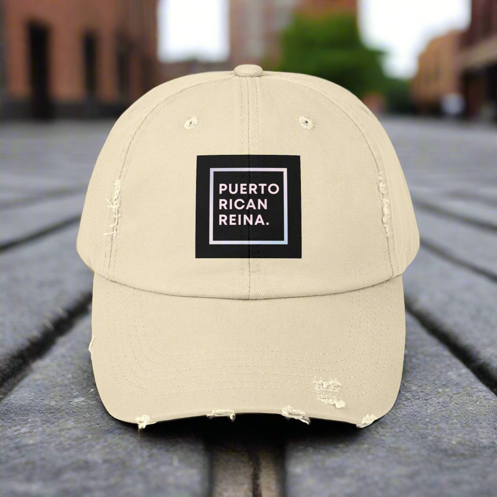 Boricua Hat | PUERTO RICAN REINA | Puerto Rico Baseball Cap | Exclusive Puerto Rico Gifts | Boricua Pride 