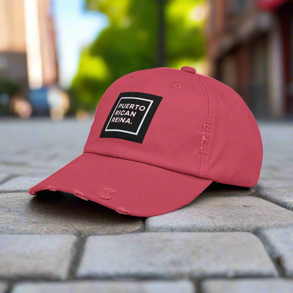 Boricua Hat | PUERTO RICAN REINA | Puerto Rico Baseball Cap | Exclusive Puerto Rico Gifts | Boricua Pride 