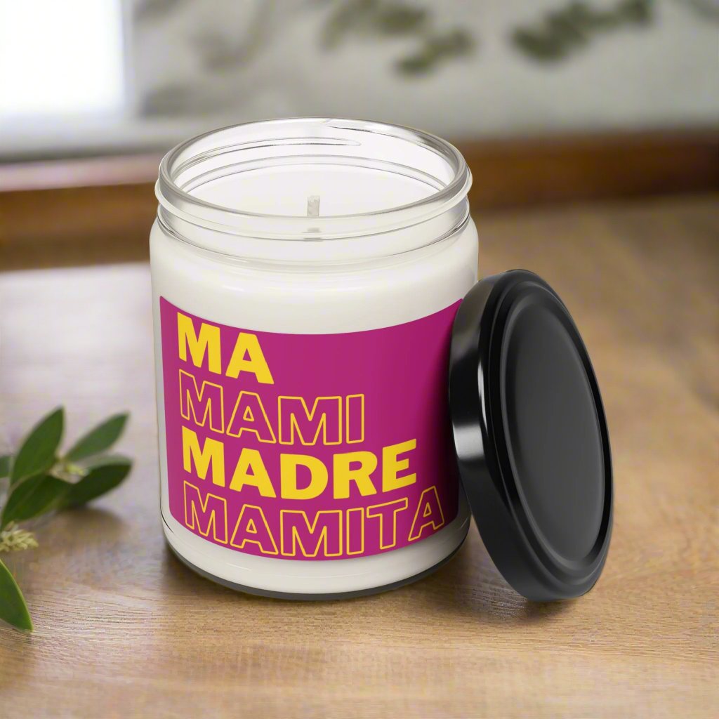 Puerto Rico Candle | Soy Non-Toxic Candle | MAMITA | Glass Jar 9 oz | Exclusive Puerto Rico Gifts | Boricua Items