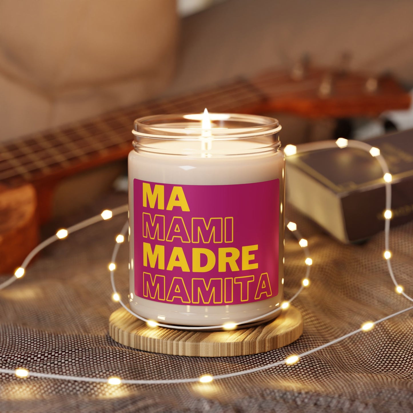 Puerto Rico Candle | Soy Non-Toxic Candle | MAMITA | Glass Jar 9 oz | Exclusive Puerto Rico Gifts | Boricua Items