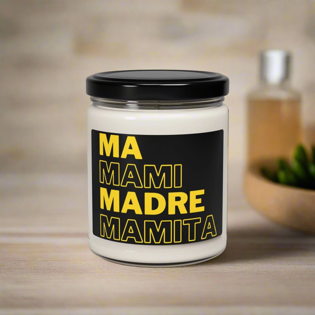 Puerto Rico Candle | Soy Non-Toxic Candle | MAMITA | Glass Jar 9 oz | Exclusive Puerto Rico Gifts | Boricua Items