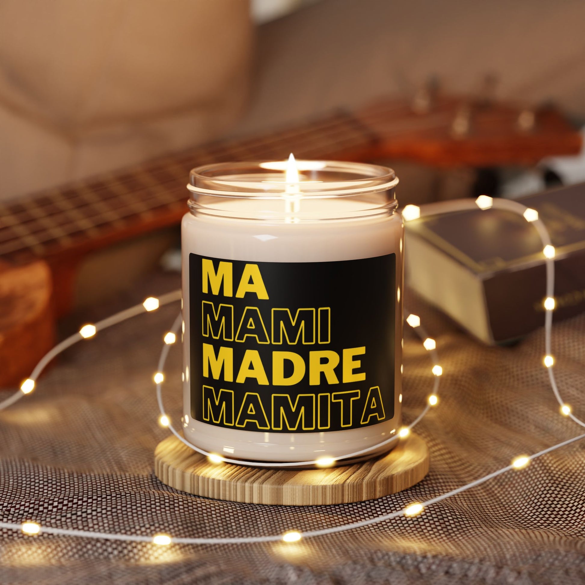 Puerto Rico Candle | Soy Non-Toxic Candle | MAMITA | Glass Jar 9 oz | Exclusive Puerto Rico Gifts | Boricua Items