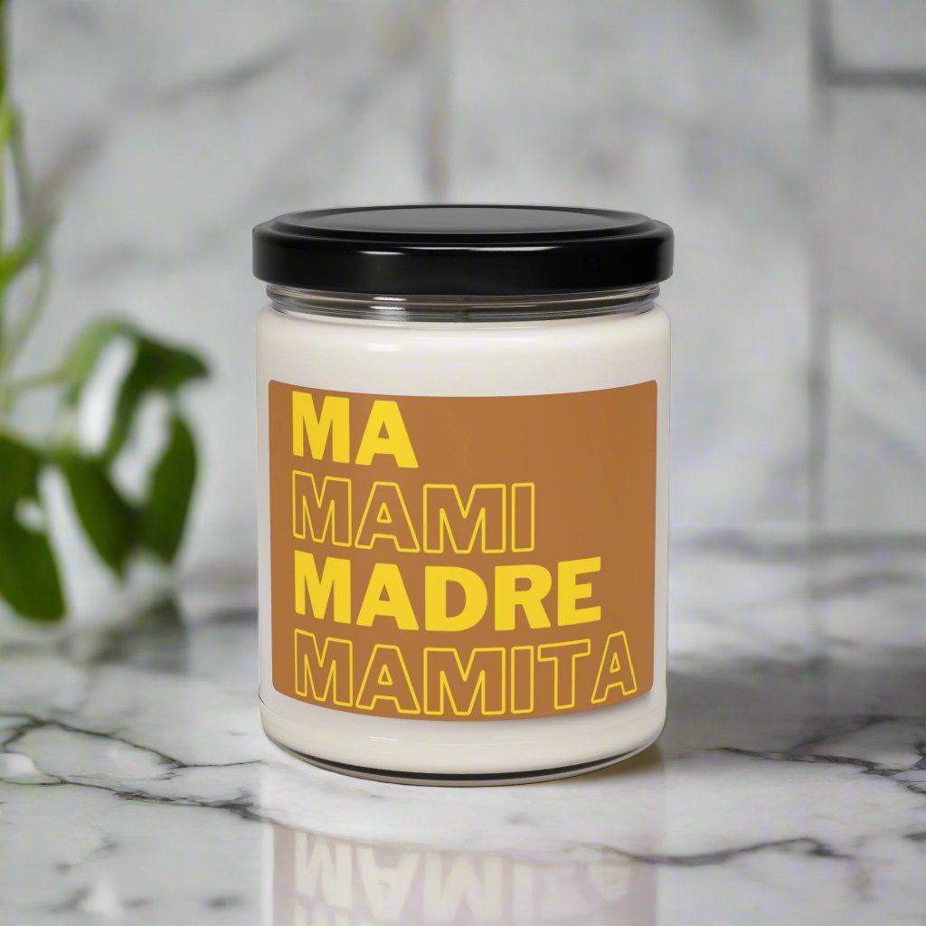 Puerto Rico Candle | Soy Non-Toxic Candle | MAMITA | Glass Jar 9 oz | Exclusive Puerto Rico Gifts | Boricua Items