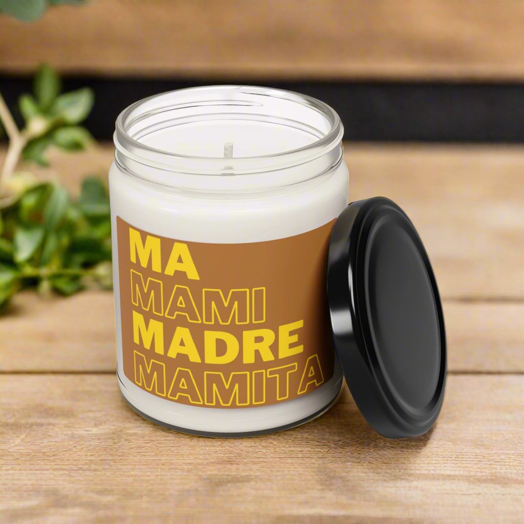 Puerto Rico Candle | Soy Non-Toxic Candle | MAMITA | Glass Jar 9 oz | Exclusive Puerto Rico Gifts | Boricua Items