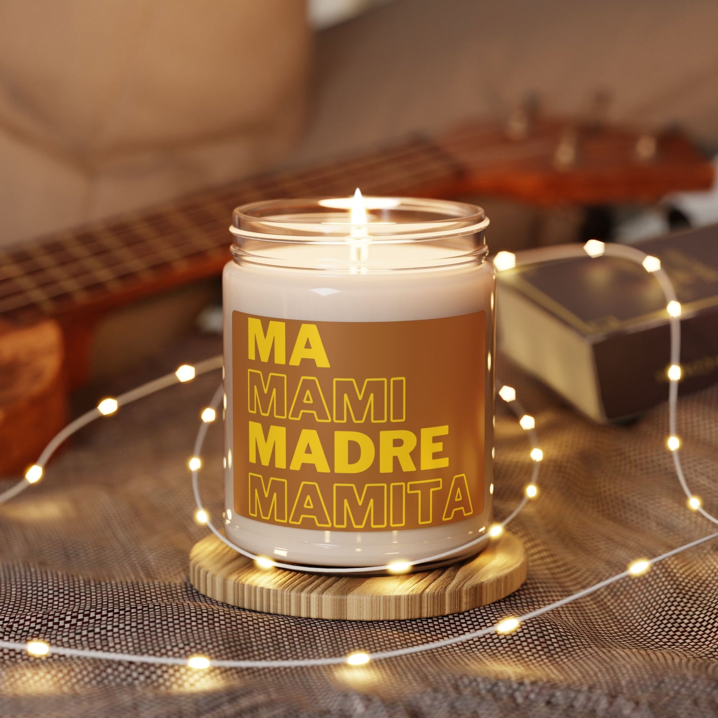 Puerto Rico Candle | Soy Non-Toxic Candle | MAMITA | Glass Jar 9 oz | Exclusive Puerto Rico Gifts | Boricua Items