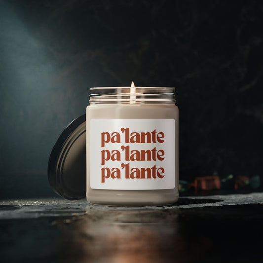 Puerto Rico Candle | Soy Non-Toxic Candle | PA'LANTE | Glass Jar 9 oz | Exclusive Puerto Rico Gifts | Boricua Items