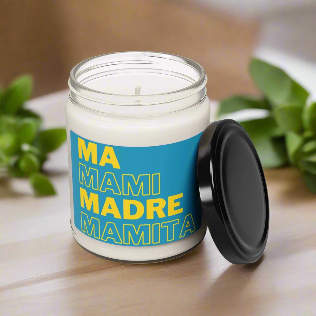 Puerto Rico Candle | Soy Non-Toxic Candle | MAMITA | Glass Jar 9 oz | Exclusive Puerto Rico Gifts | Boricua Items