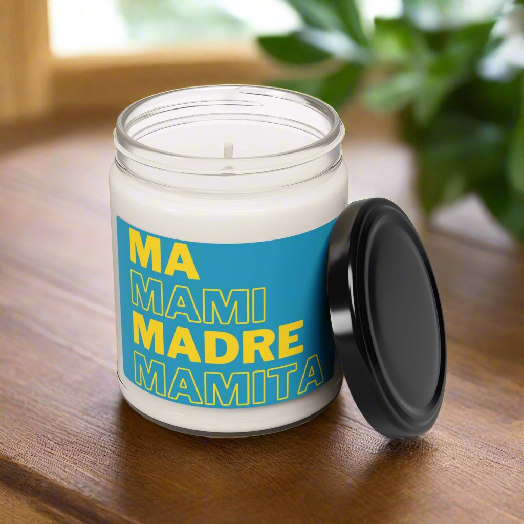 Puerto Rico Candle | Soy Non-Toxic Candle | MAMITA | Glass Jar 9 oz | Exclusive Puerto Rico Gifts | Boricua Items