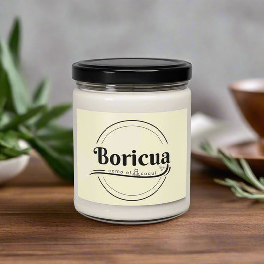 Puerto Rico Candle | Soy Non-Toxic Candle | EL SOL ME LLAMA | Glass Jar 9 oz | Exclusive Puerto Rico Gifts | Boricua Items