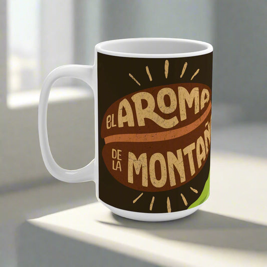 Puerto Rico Coffee Mug 15oz | EL AROMA DE LA MONTANA