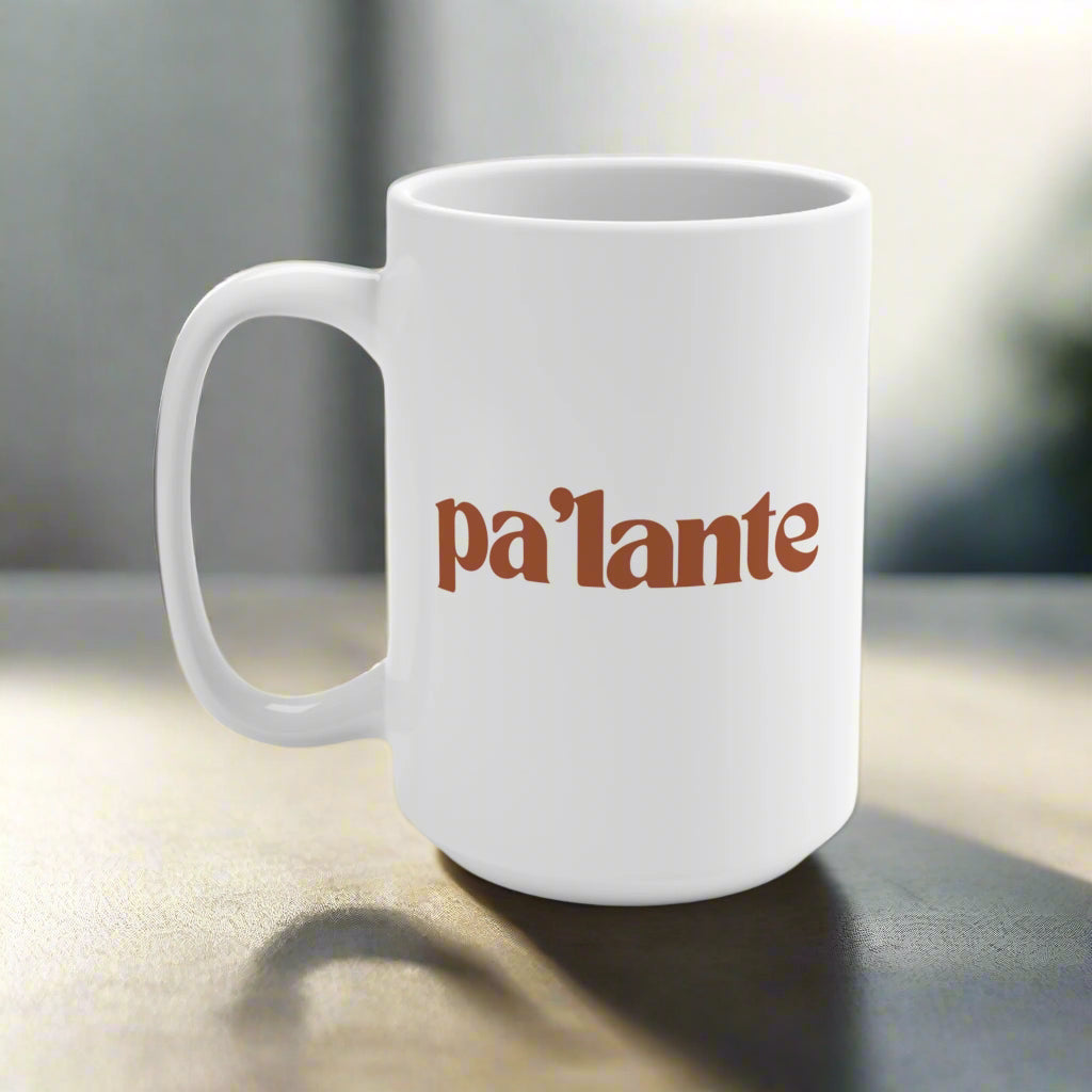 Puerto Rico Coffee Mug 15oz | PA' LANTE PA' TRAS NI PA' COGER IMPULSO