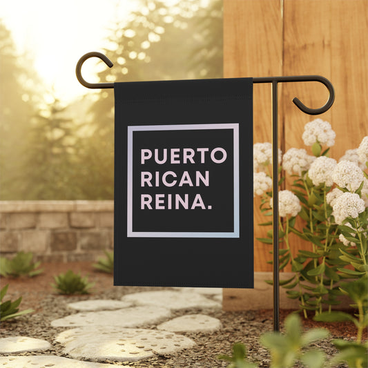 Puerto Rico Garden Banner | Front yard Flag | PUERTO RICAN REINA | Exclusive Puerto Rico Gifts | Puerto Rico Pride |