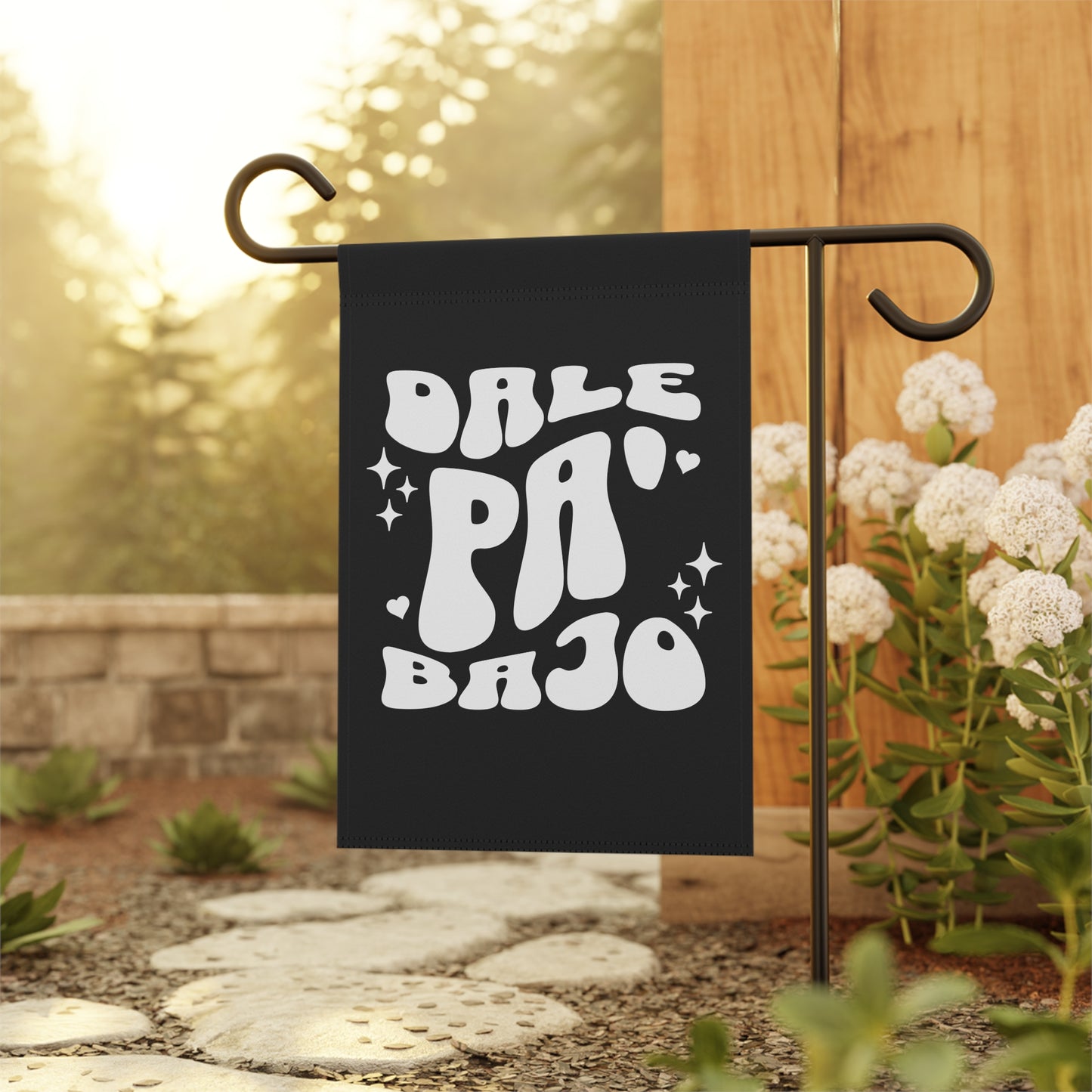 Puerto Rico Garden Banner | Front yard Flag | DALE PA'BAJO | Exclusive Puerto Rico Gifts | Puerto Rico Pride |