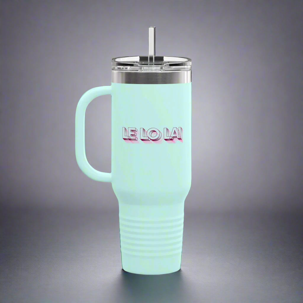  Puerto Rico Icons | LE LO LAI | Insulated Mug - 40oz