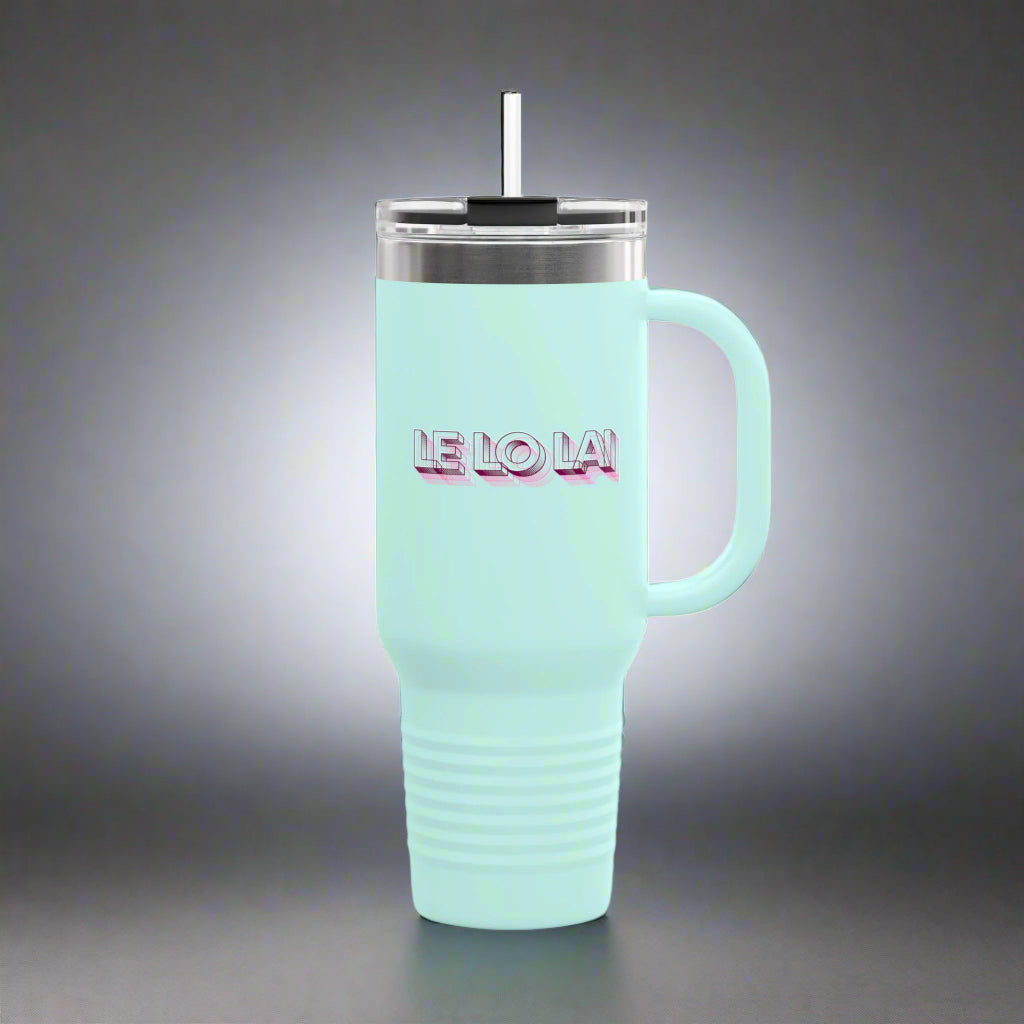 Puerto Rico Icons | LE LO LAI | Insulated Mug - 40oz
