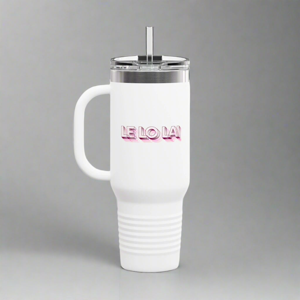 Puerto Rico Icons | LE LO LAI | Insulated Mug - 40oz