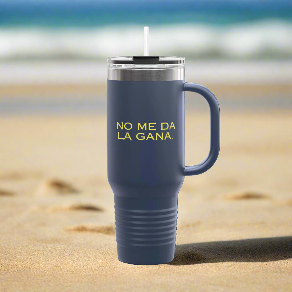 Puerto Rico Icons | NO ME DA LA GANA | Insulated Mug - 40oz