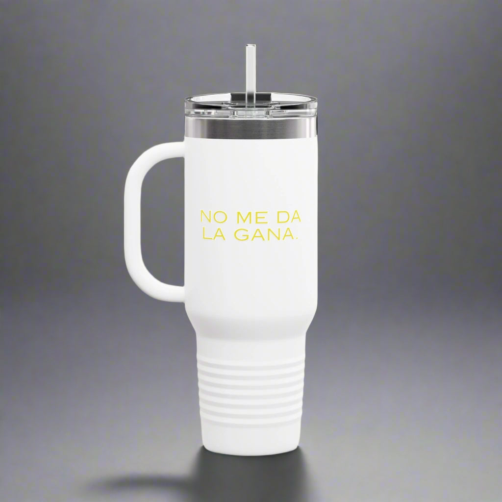 Puerto Rico Icons | NO ME DA LA GANA | Insulated Mug - 40oz