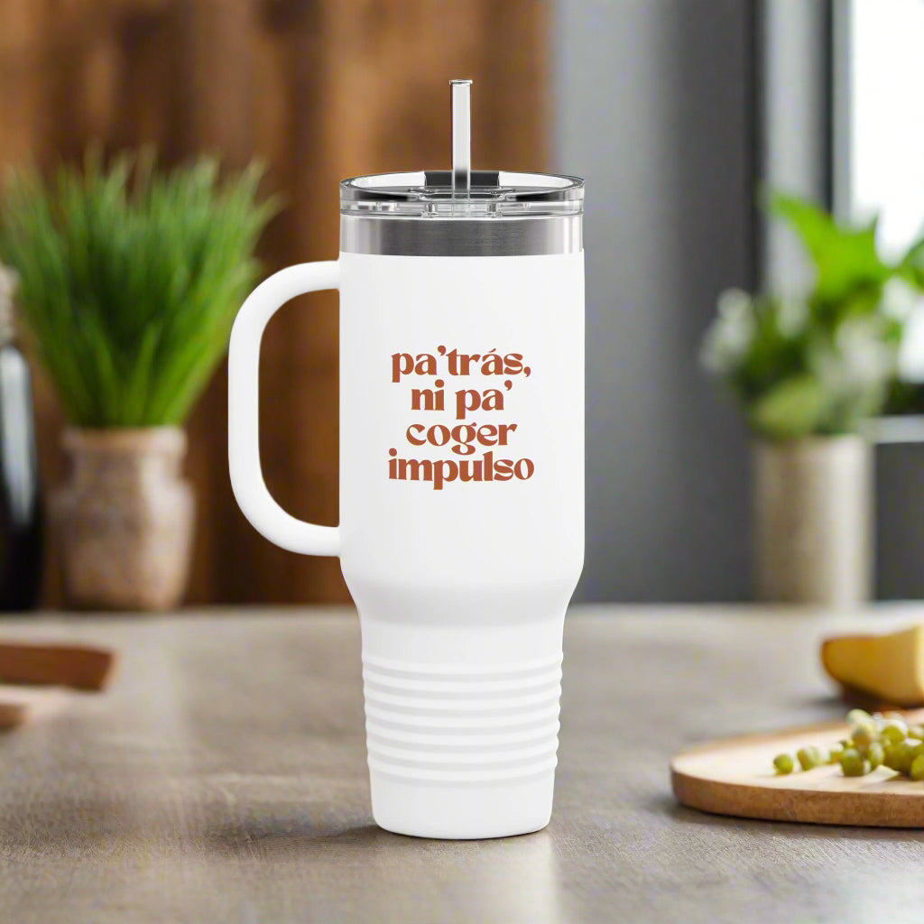 Puerto Rico Icons | PA'LANTE | Insulated Mug - 40oz