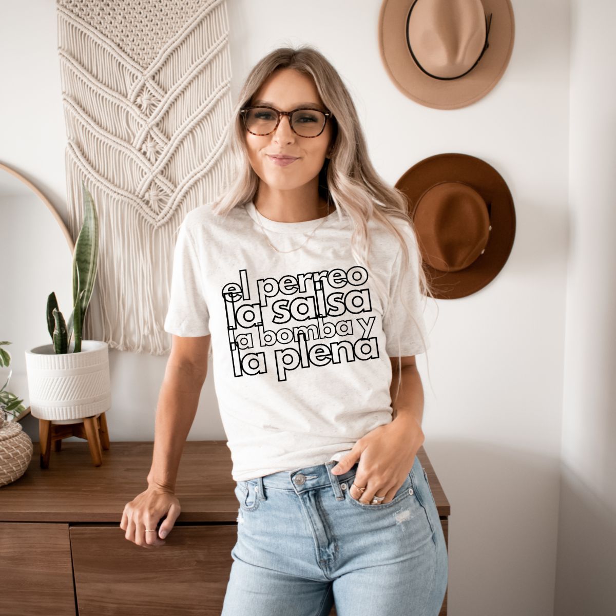 Puerto Rico Icons Shirt | EL PERREO, LA SALSA, LA BOMBA, Y LA PLENA