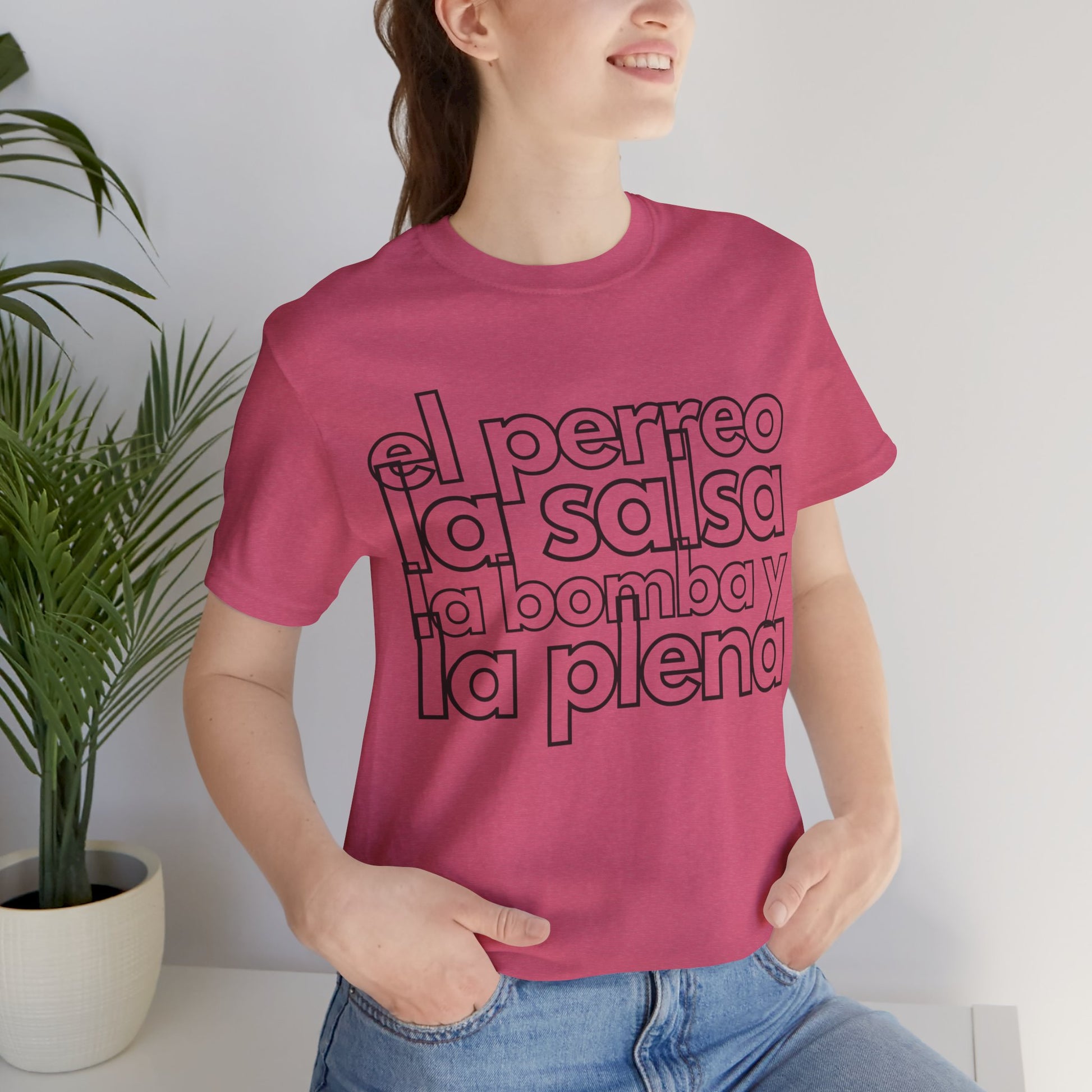 Puerto Rico Icons Shirt | EL PERREO, LA SALSA, LA BOMBA, Y LA PLENA