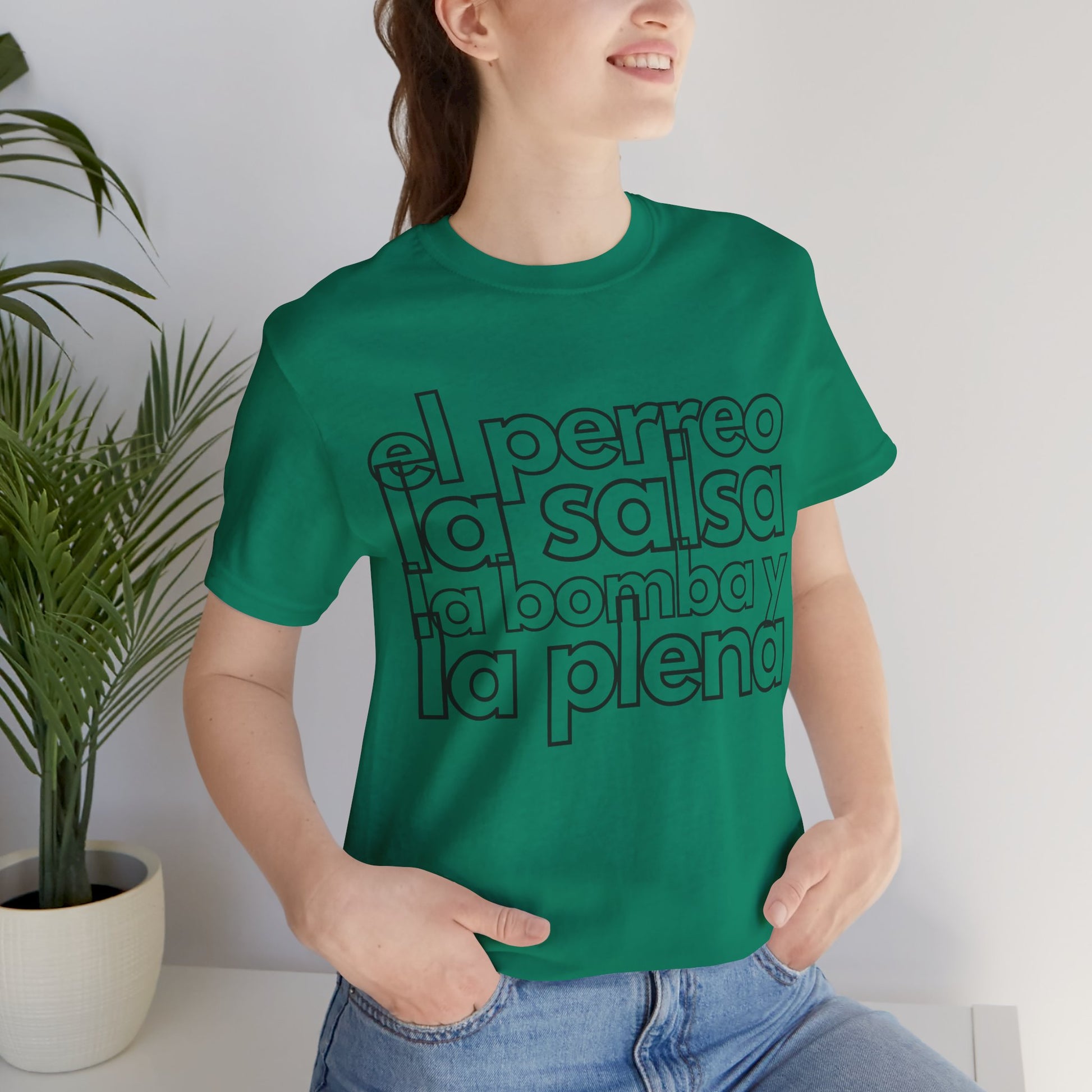 Puerto Rico Icons Shirt | EL PERREO, LA SALSA, LA BOMBA, Y LA PLENA