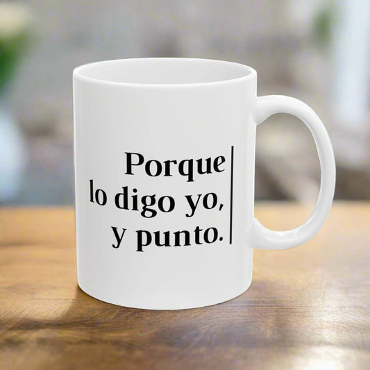 Puerto Rico Mug | Mom Sayings | Ceramic 11 oz cup | Exclusive Puerto Rico Gifts | Gift for Mom | Puerto Rico Pride | Boricua Items