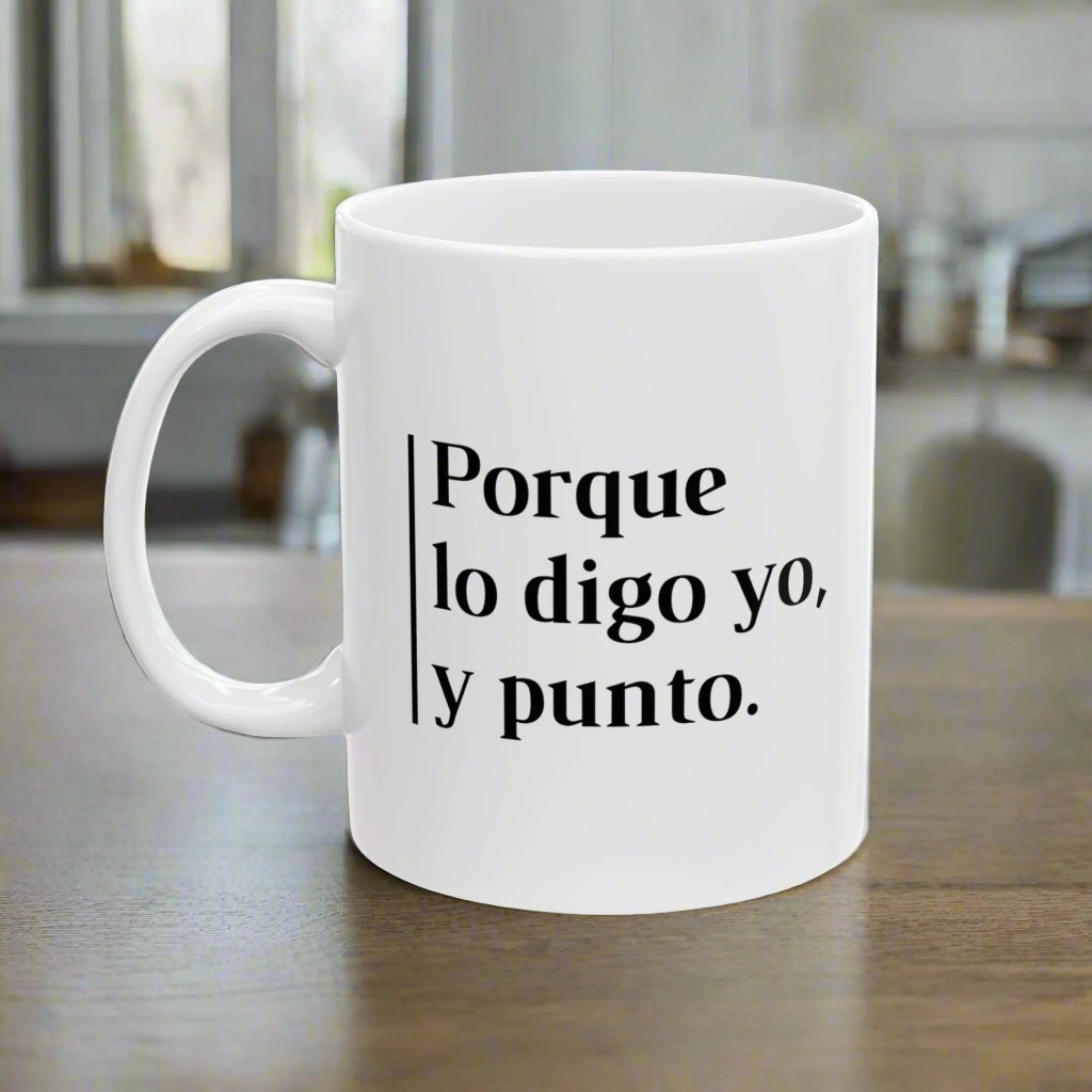 Puerto Rico Mug | Mom Sayings | Ceramic 11 oz cup | Exclusive Puerto Rico Gifts | Gift for Mom | Puerto Rico Pride | Boricua Items