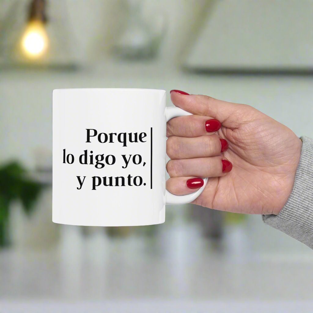 Puerto Rico Mug | Mom Sayings | Ceramic 11 oz cup | Exclusive Puerto Rico Gifts | Gift for Mom | Puerto Rico Pride | Boricua Items