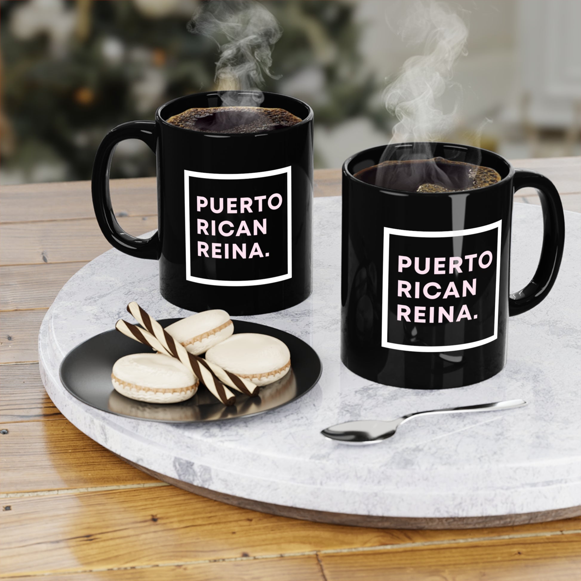 Puerto Rico Mug | PUERTO RICAN REINA | Ceramic 11 oz cup | Exclusive Puerto Rico Gifts | Puerto Rico Pride | Boricua Items