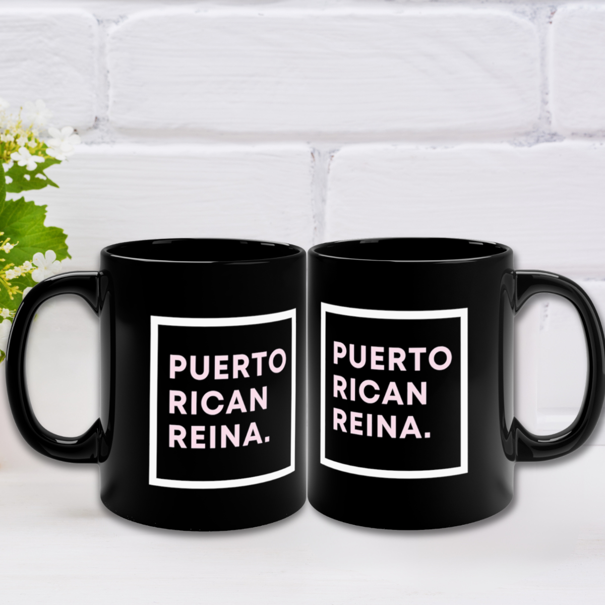 Puerto Rico Mug | PUERTO RICAN REINA | Ceramic 11 oz cup | Exclusive Puerto Rico Gifts | Puerto Rico Pride | Boricua Items