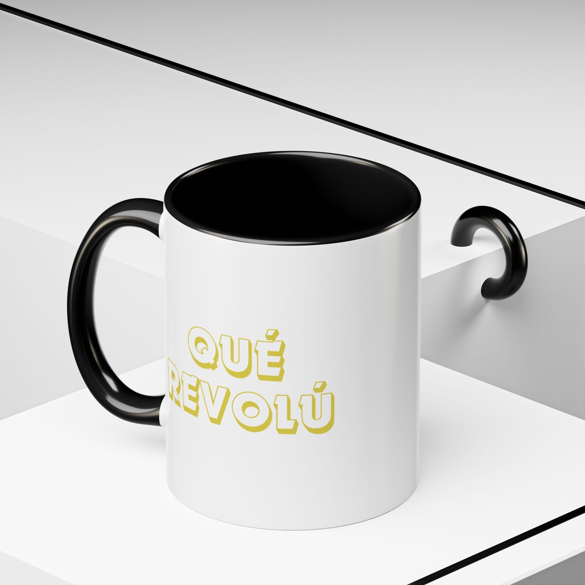 Puerto Rico Mug | QUE REVOLU | Ceramic 11 oz cup black