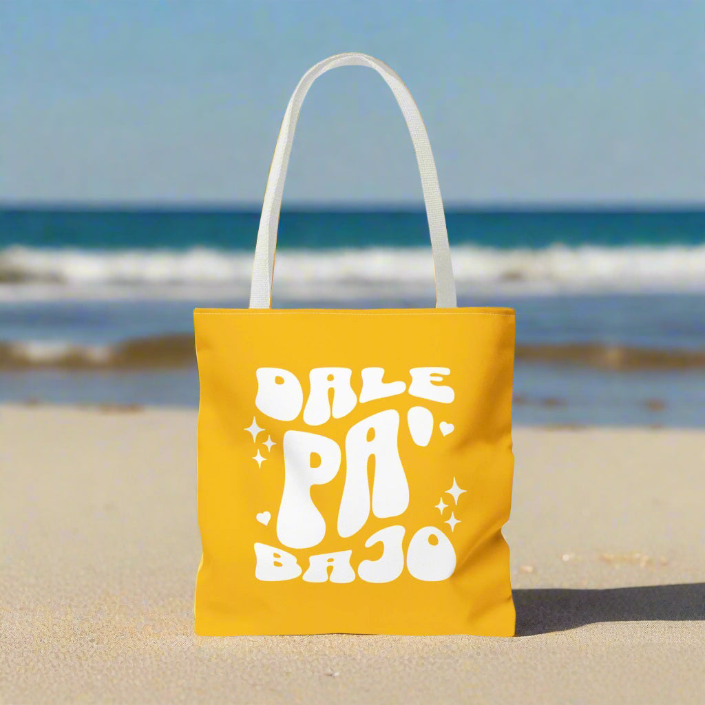 Puerto Rico Phrases | DALE PA' BAJO | Tote Bag