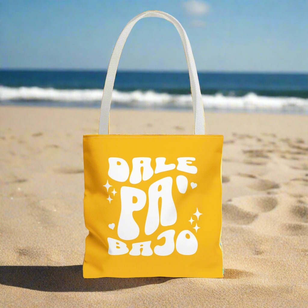 Puerto Rico Phrases | DALE PA' BAJO | Tote Bag