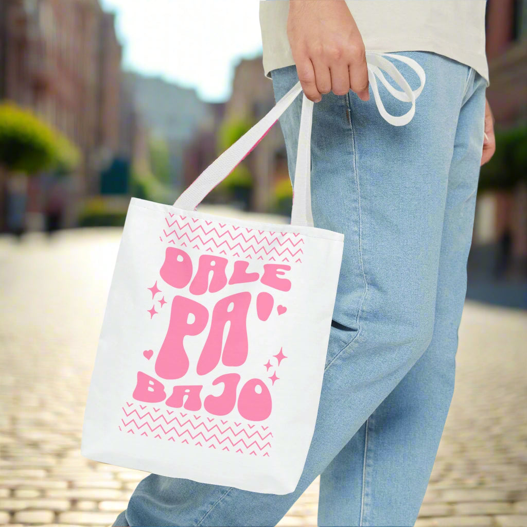 Puerto Rico Phrases | DALE PA' BAJO | Tote Bag